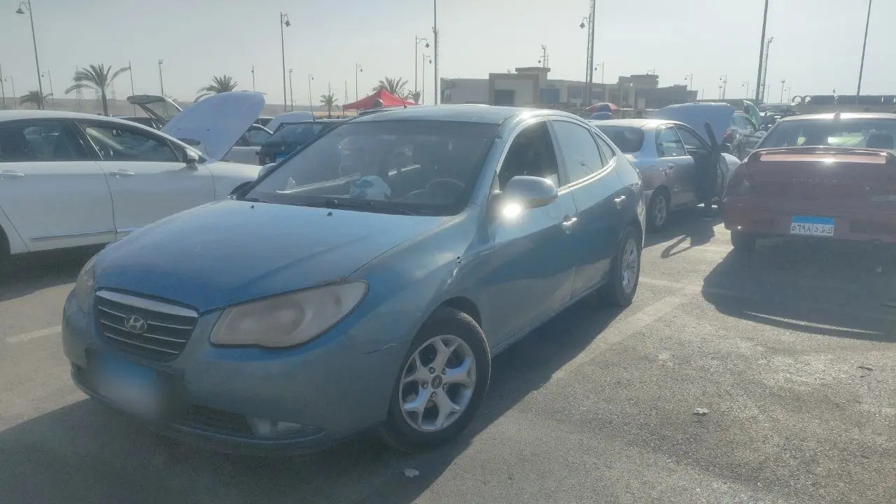 هيونداي الينترا 2007 فابريكا اوتوماتيك بدون مصاريف القاهره بسعر رخيص  - سيارات مستعملة للبيع في مصر على منصة اتباعت